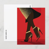 CARTE POSTALE JEU DE CHAUSSURES #4 (Devant / Derrière)