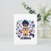 Carte Postale Jeu de concoction chimique activé, thème scientifi (Debout devant)
