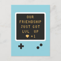 Jeu de console d'anniversaire Niveau d'amitié Une