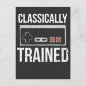 Carte Postale Jeu de contrôleur vidéo Retro Nerd (Devant)