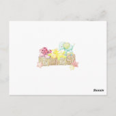 Carte Postale Jeu de fille Baby shower d'ours (Dos)