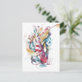 Carte Postale Jeu de Koi (Debout devant)