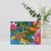 Carte Postale jeu de koi, poscard (Debout devant)