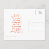 Carte Postale Jeu de la famille de poulet Date Invitation (Dos)