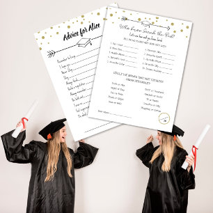 Carte Postale Jeu de la fête de graduation, Connaître le jeu de 