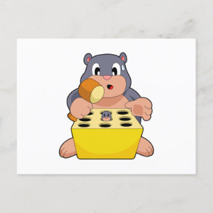 Carte Postale Jeu de la taupe
