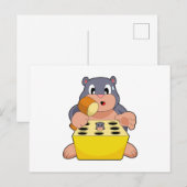 Carte Postale Jeu de la taupe (Devant / Derrière)