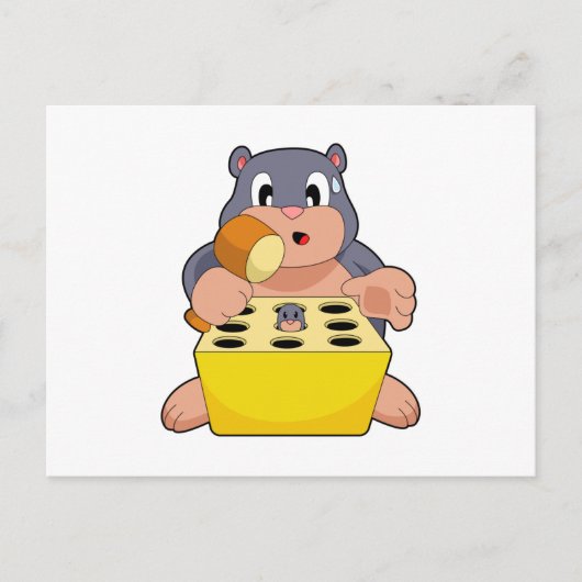 Carte Postale Jeu de la taupe (Devant)