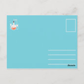 Carte Postale Jeu de mots de chimie drôle (Dos)