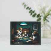 Carte Postale Jeu de Poker pour chiens (Debout devant)