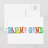 Carte Postale Jeu de pyjama (Devant / Derrière)