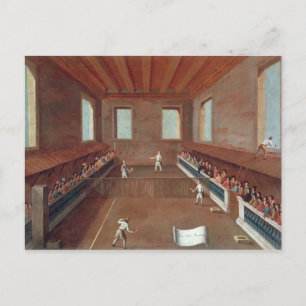 Carte Postale Jeu de Racquets
