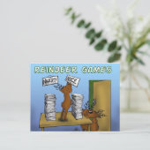 Carte Postale jeu de rennes 3 (Debout devant)