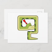 Carte Postale Jeu de serpent (Devant / Derrière)