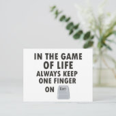 Carte Postale Jeu de vie (Debout devant)