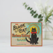 Carte Postale Jeu de voyance Chat Noir (Debout devant)
