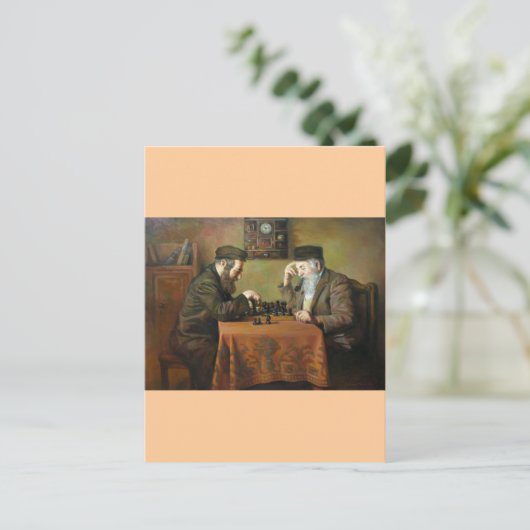 Carte Postale Jeu d'échecs (Debout devant)