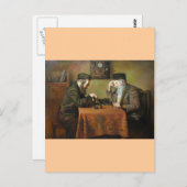 Carte Postale Jeu d'échecs (Devant / Derrière)