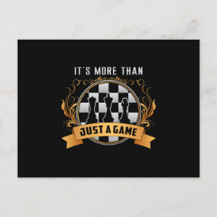 Carte Postale Jeu d'échecs Jeu de Checkmate Board Queen Cadeau