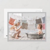 Carte postale - Jeu d'enfant (Devant / Derrière)