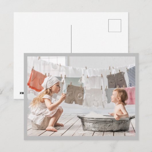 Carte postale - Jeu d'enfant (Devant / Derrière)