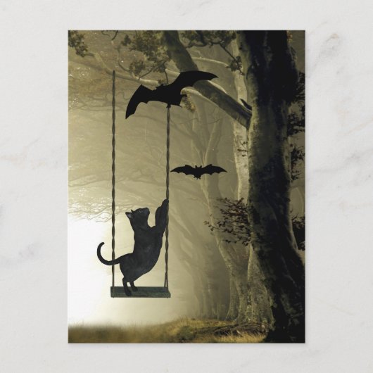 Carte Postale Jeu d'Halloween (Devant)