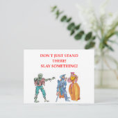 Carte Postale Jeu d'imaginaire (Debout devant)