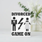 Carte Postale jeu divorcé sur icône (Debout devant)