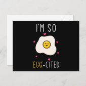 Carte Postale Jeu d'oeufs frits Éggéré (Devant / Derrière)