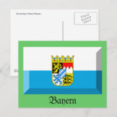 Carte Postale Jeu Drapeau Bayern (Devant / Derrière)