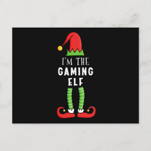 Carte Postale Jeu Elf Noël jumeler cadeau de famille