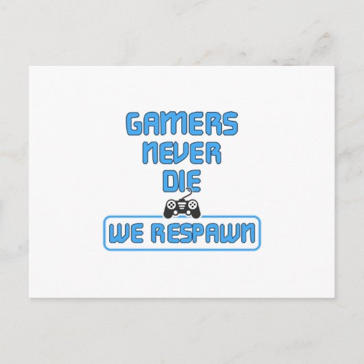 Carte Postale Jeu Jeu Joueur Vidéo Jeu Console Idée cadeau (Devant)