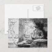 Carte Postale Jeu Kolf, 1654 (Devant / Derrière)