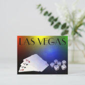Carte Postale Jeu LAS VEGAS (Debout devant)