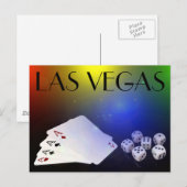 Carte Postale Jeu LAS VEGAS (Devant / Derrière)