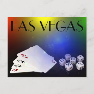 Carte Postale Jeu LAS VEGAS