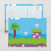 Carte Postale Jeu rétro (Devant / Derrière)