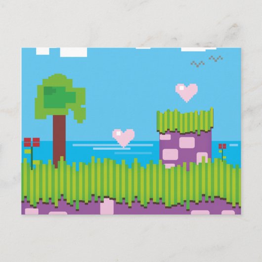 Carte Postale Jeu rétro (Devant)