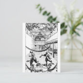 Carte Postale Jeu royal de tennis dans le Jeu de Paume (Debout devant)