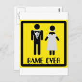 Carte Postale jeu sur couple (Devant / Derrière)