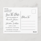 Carte Postale Jeu Sur Funny Enregistrer La Date Mariage Points P (Dos)