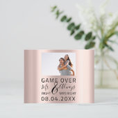 Carte Postale Jeu Sur Funny Enregistrer La Date Photo Mariage (Debout devant)