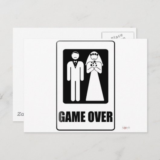 Carte Postale Jeu terminé (Devant / Derrière)