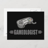 Carte Postale Jeu vidéo amusant (Devant / Derrière)