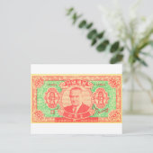 Carte Postale Jeu vintage Joss Money Lyndon Johnson Vietnam (Debout devant)