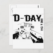 Carte Postale JEUDI 6 juin 1944 (Devant / Derrière)