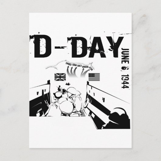 Carte Postale JEUDI 6 juin 1944 (Devant)