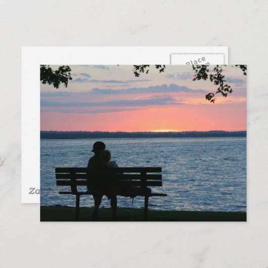 Carte Postale Jeune Amour (Devant / Derrière)