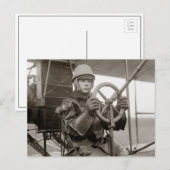 Carte Postale Jeune aviateur, 1912 (Devant / Derrière)