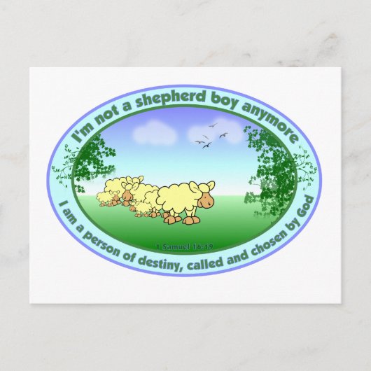 Carte Postale Jeune berger (Devant)